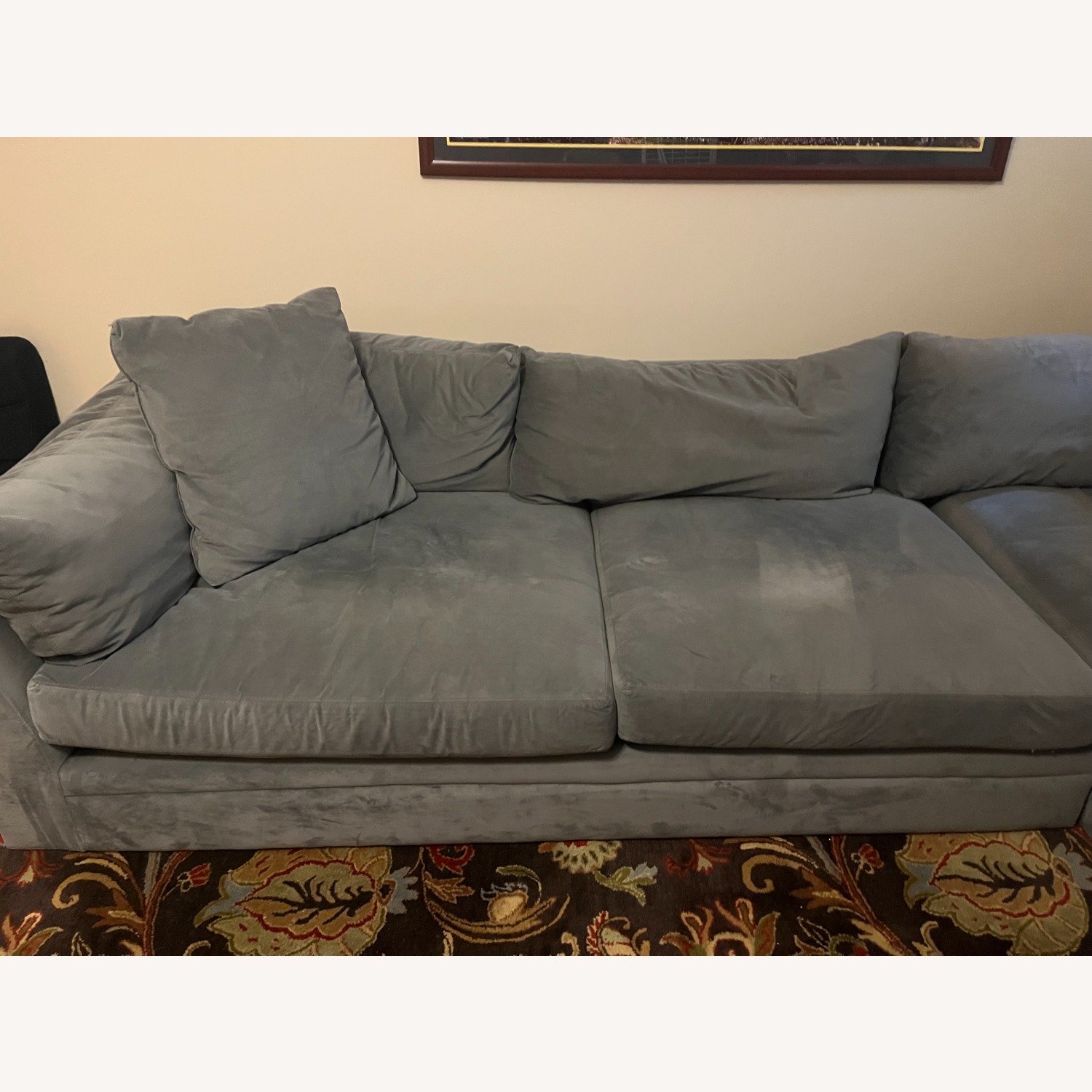 Arhaus 2-Piece Sectional Gray Couch - image-4