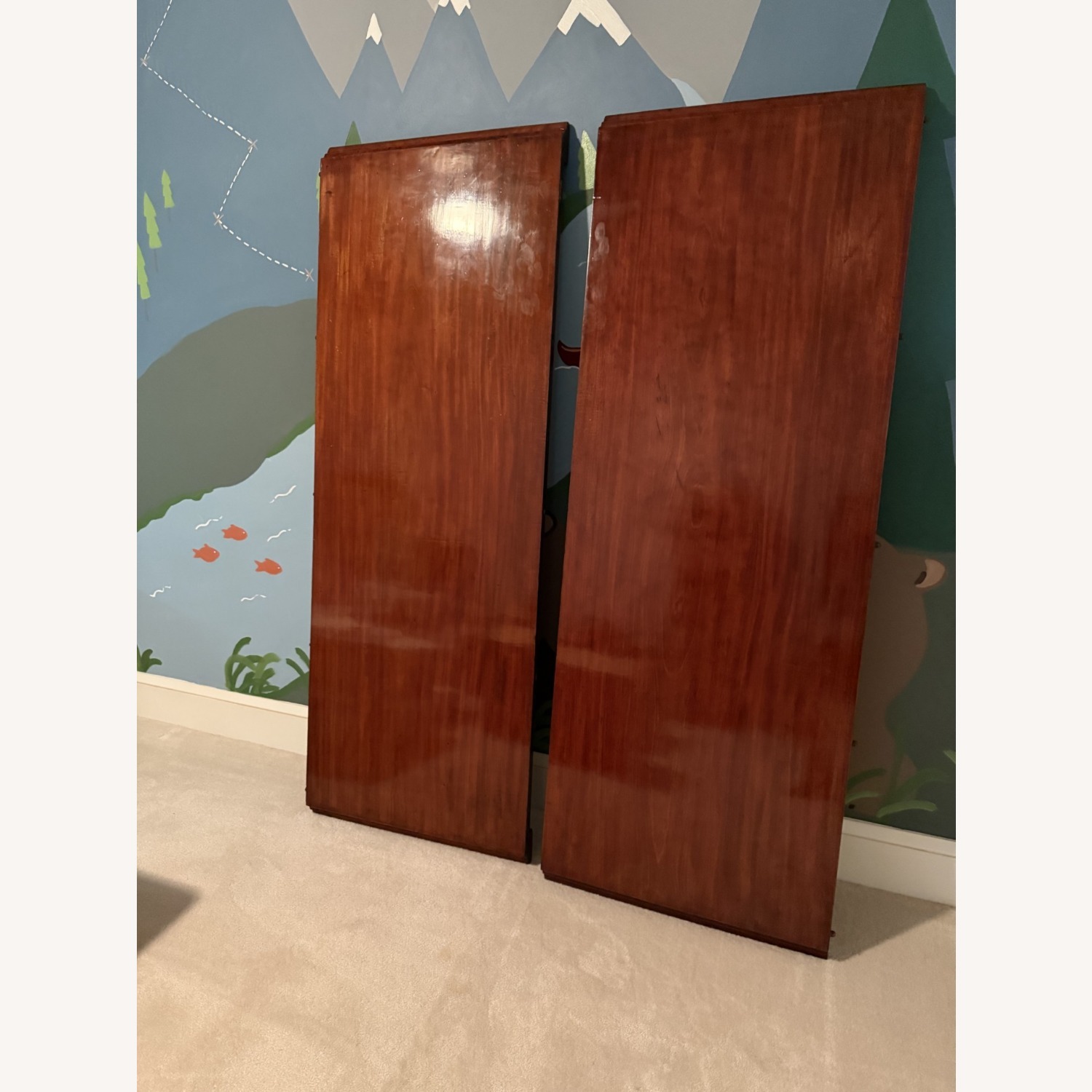 Antique Irish Mahogany Dining Table - image-3