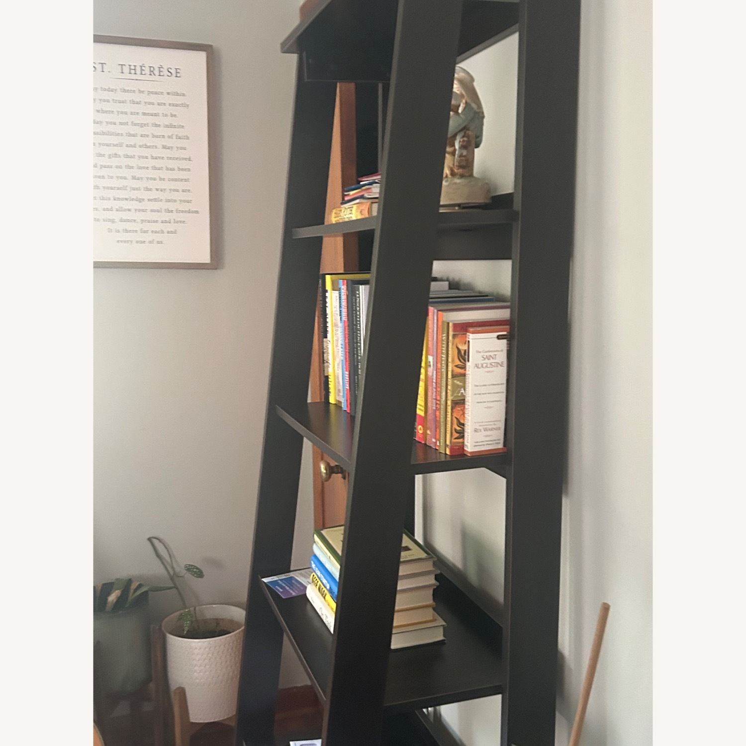 Modern Black Bookshelf - image-3
