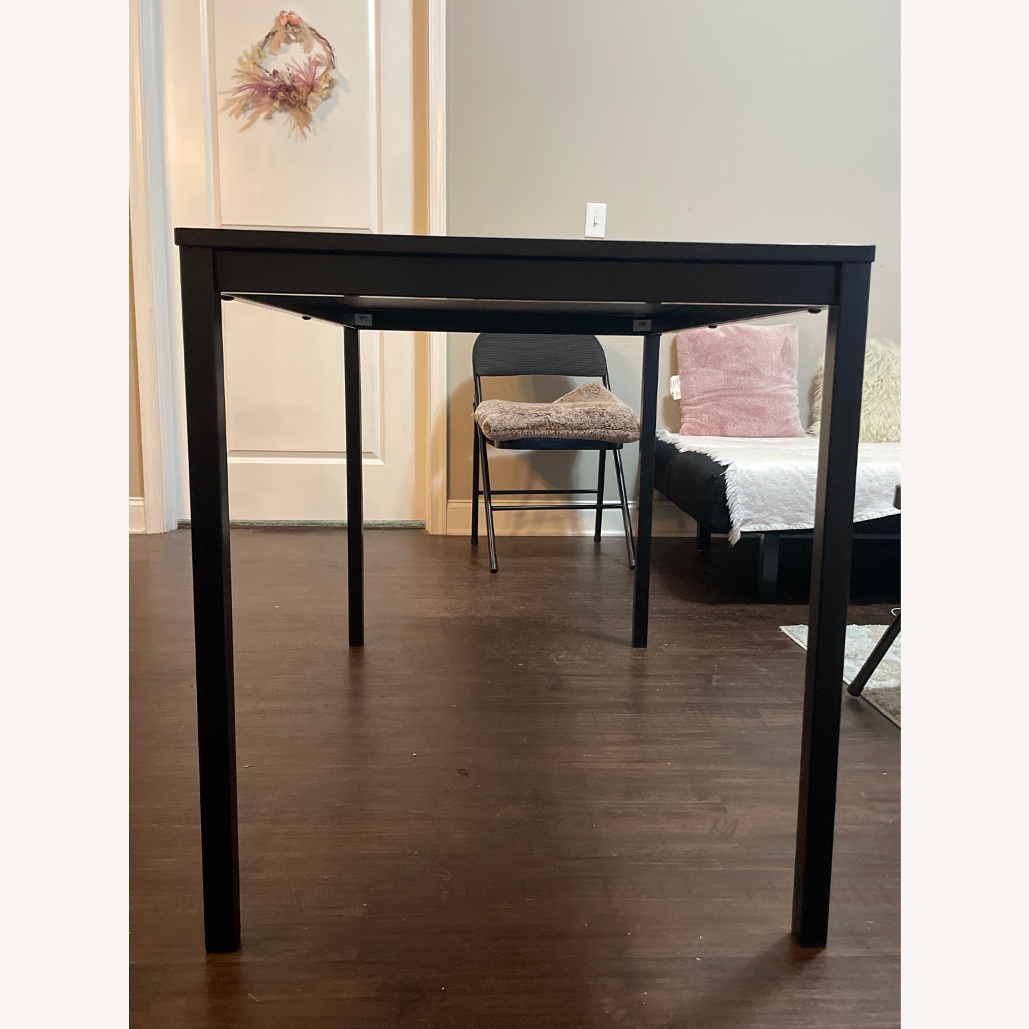 IKEA SANDSBERG 4 Person Black Dining Table - image-3