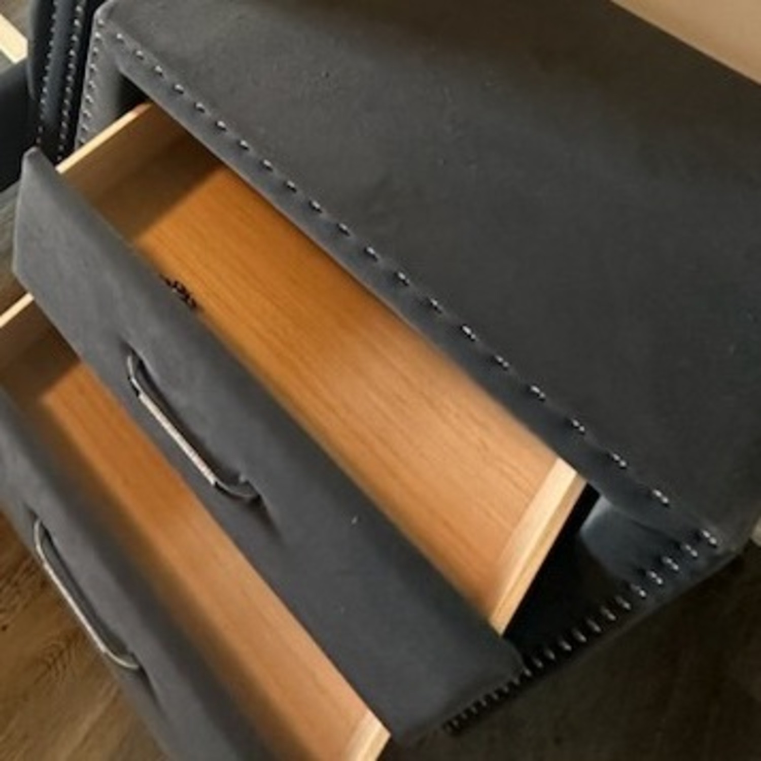 Aspen Home Velvet Nightstand - image-3