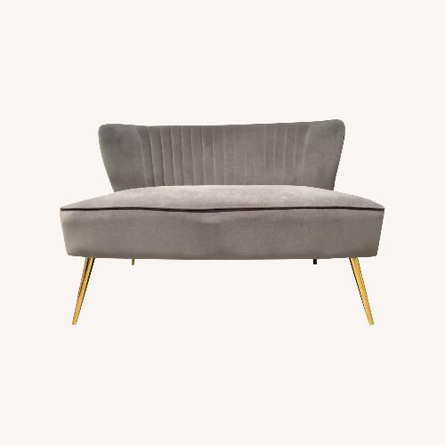 Used Wayfair 47-Inch Velvet Loveseat for sale on AptDeco
