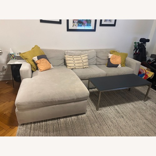 Used Room & Board Gray Performance Sofa for sale on AptDeco