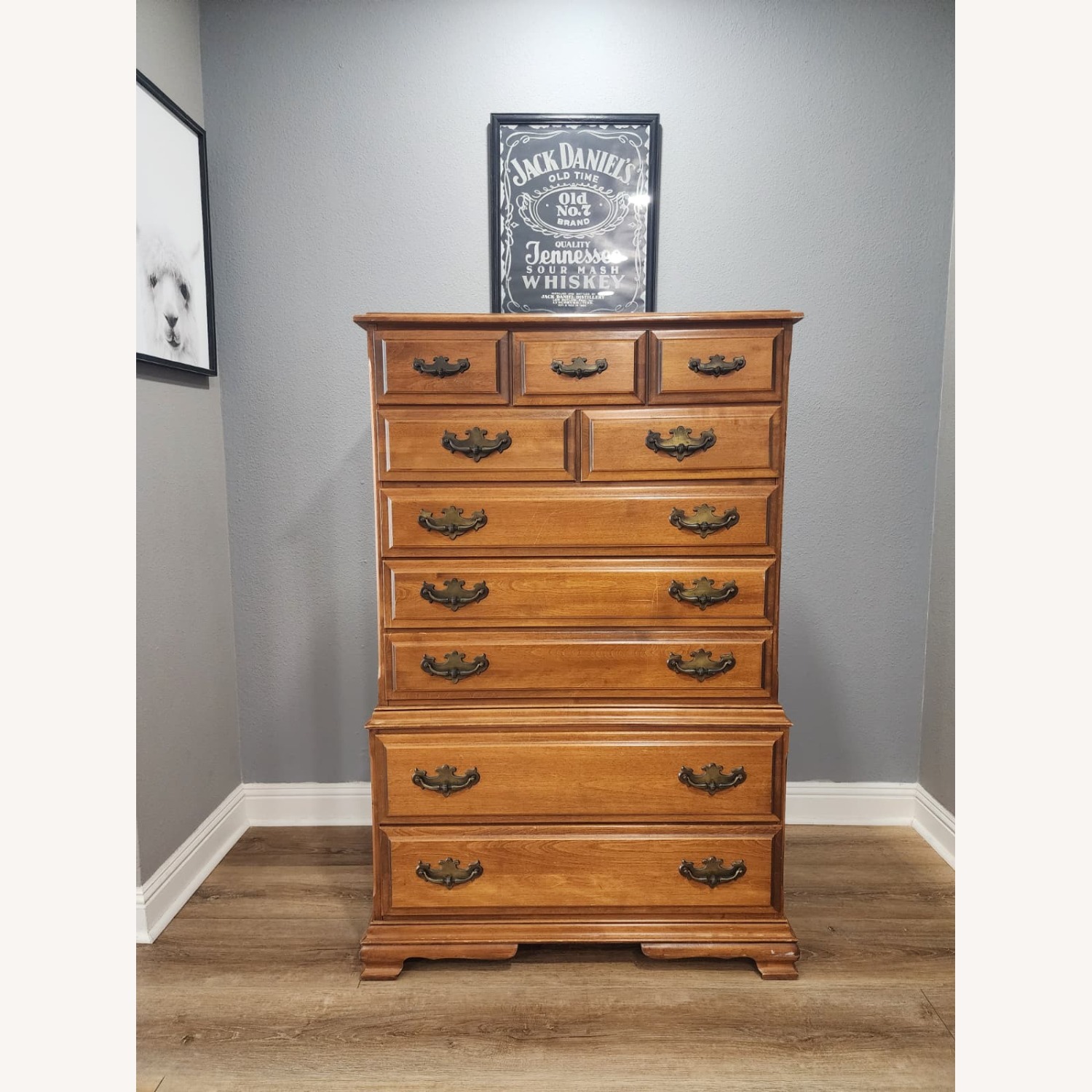 Vintage Highboy Chest of Drawers - image-2