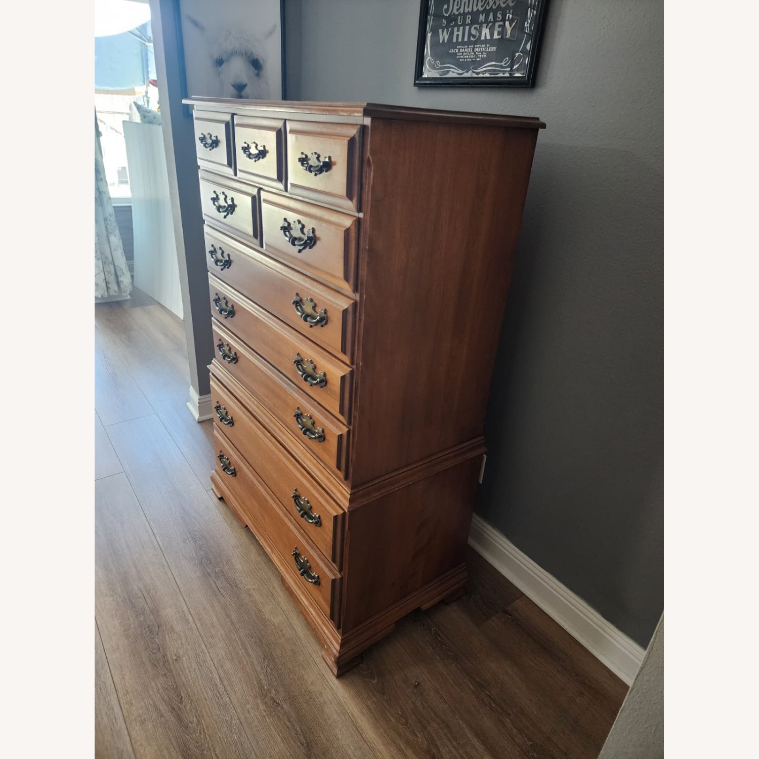 Vintage Highboy Chest of Drawers - image-3