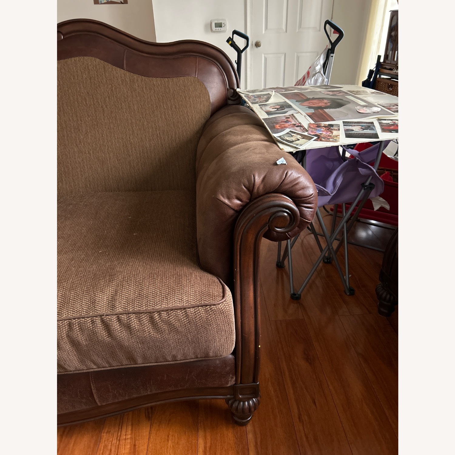 Solid Wood Loveseat - image-3