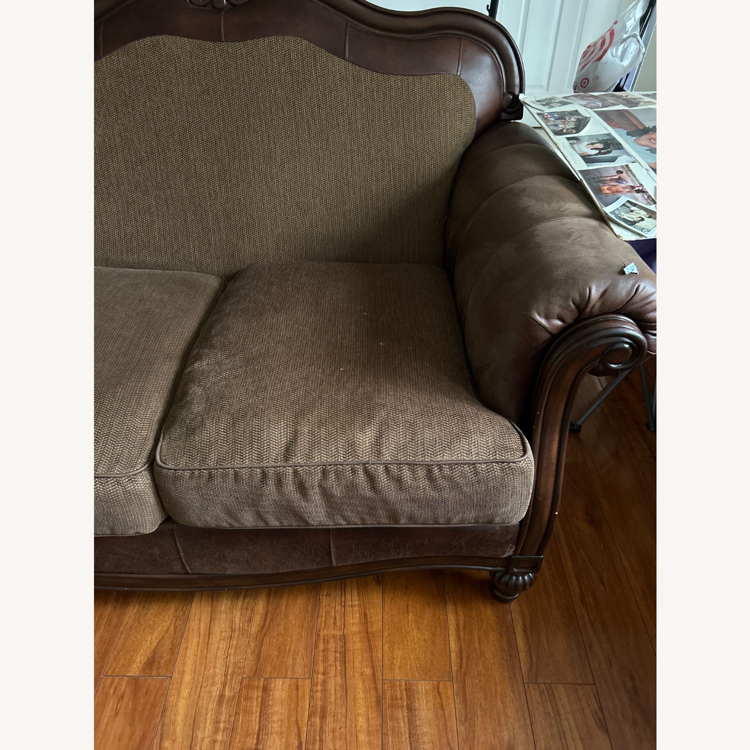 Solid Wood Loveseat - image-2