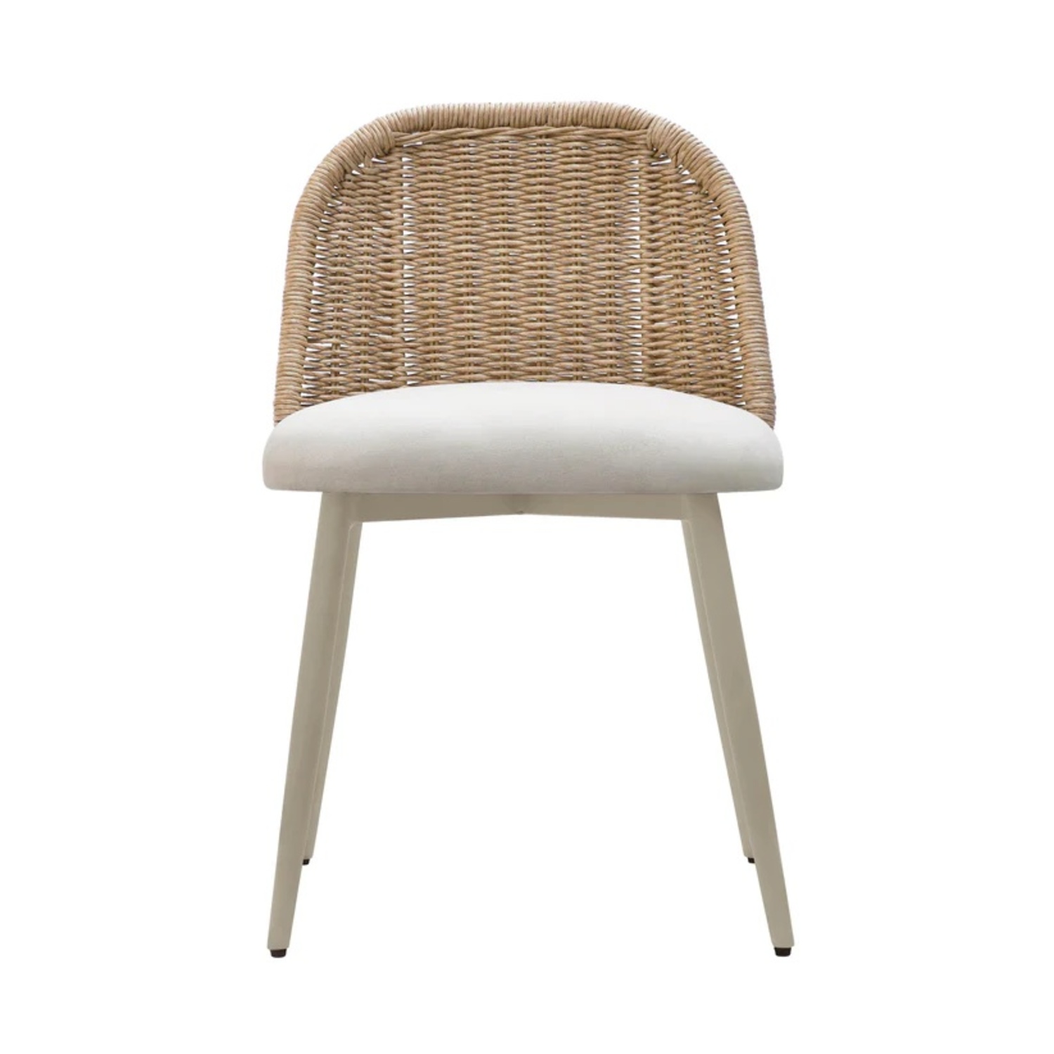 TOV Alexa Rattan Performance Fabric Dining Chair - image-5