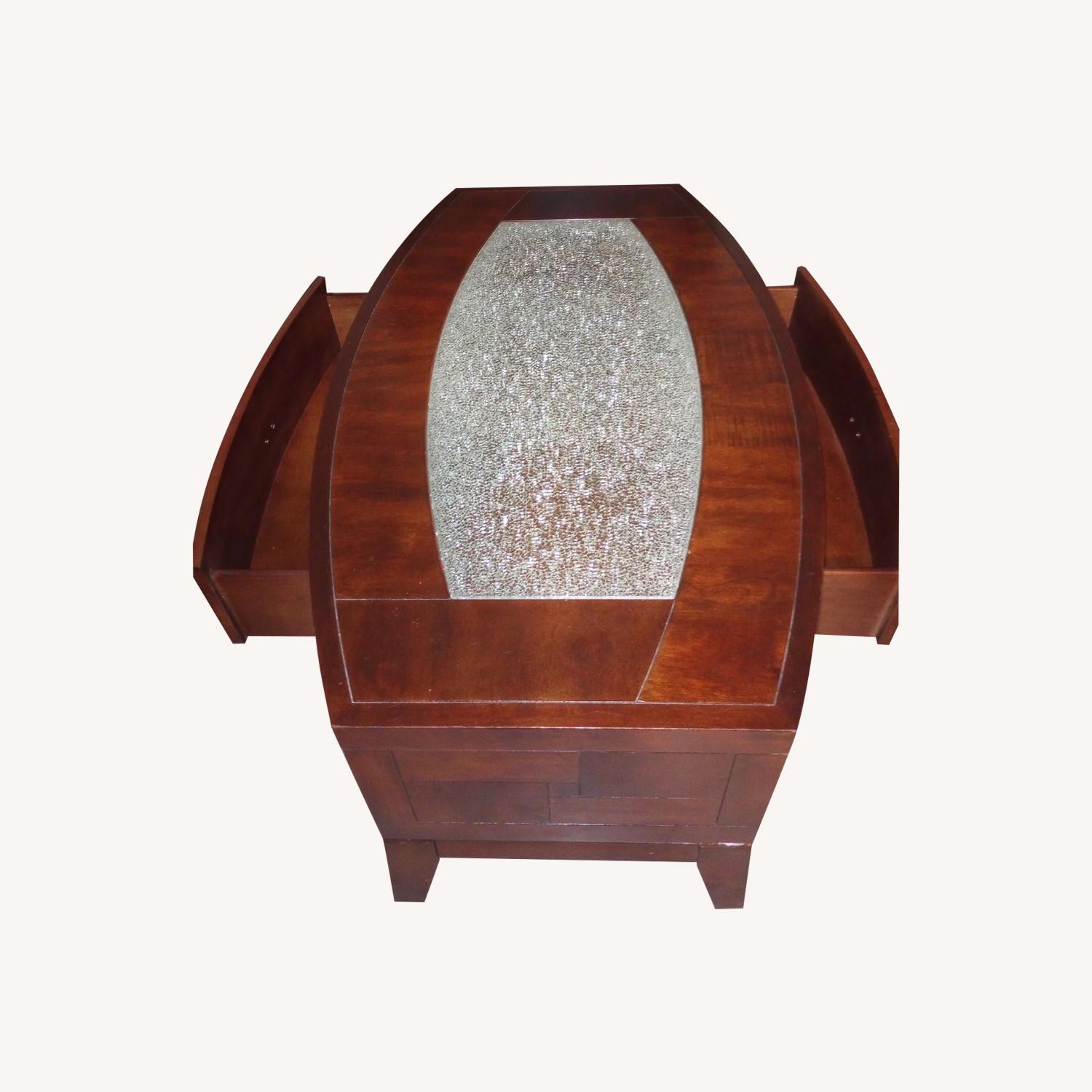 Coffee Table With Drawers - image-0