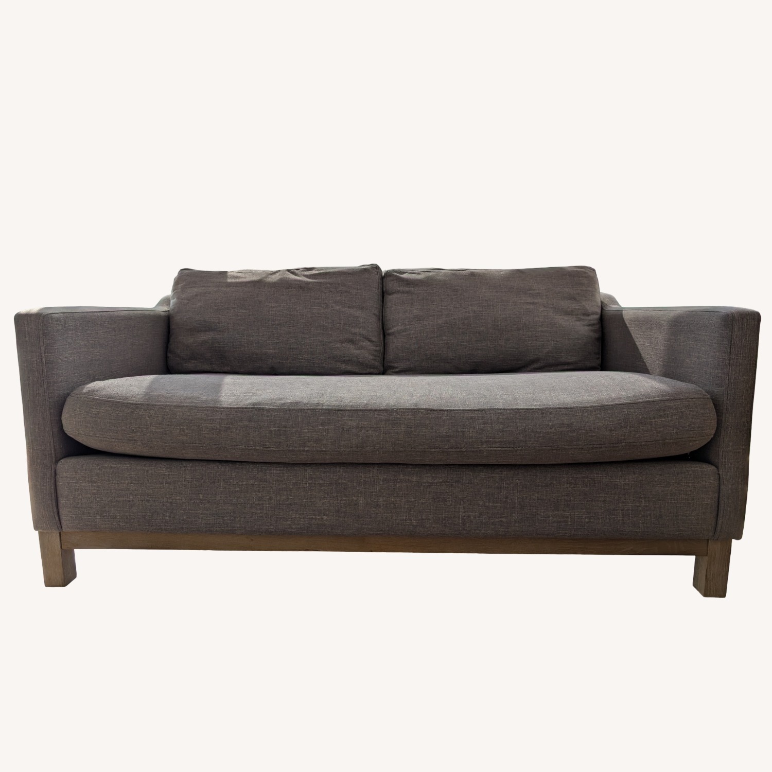 Soft Comfortable Gray Sofa - image-1