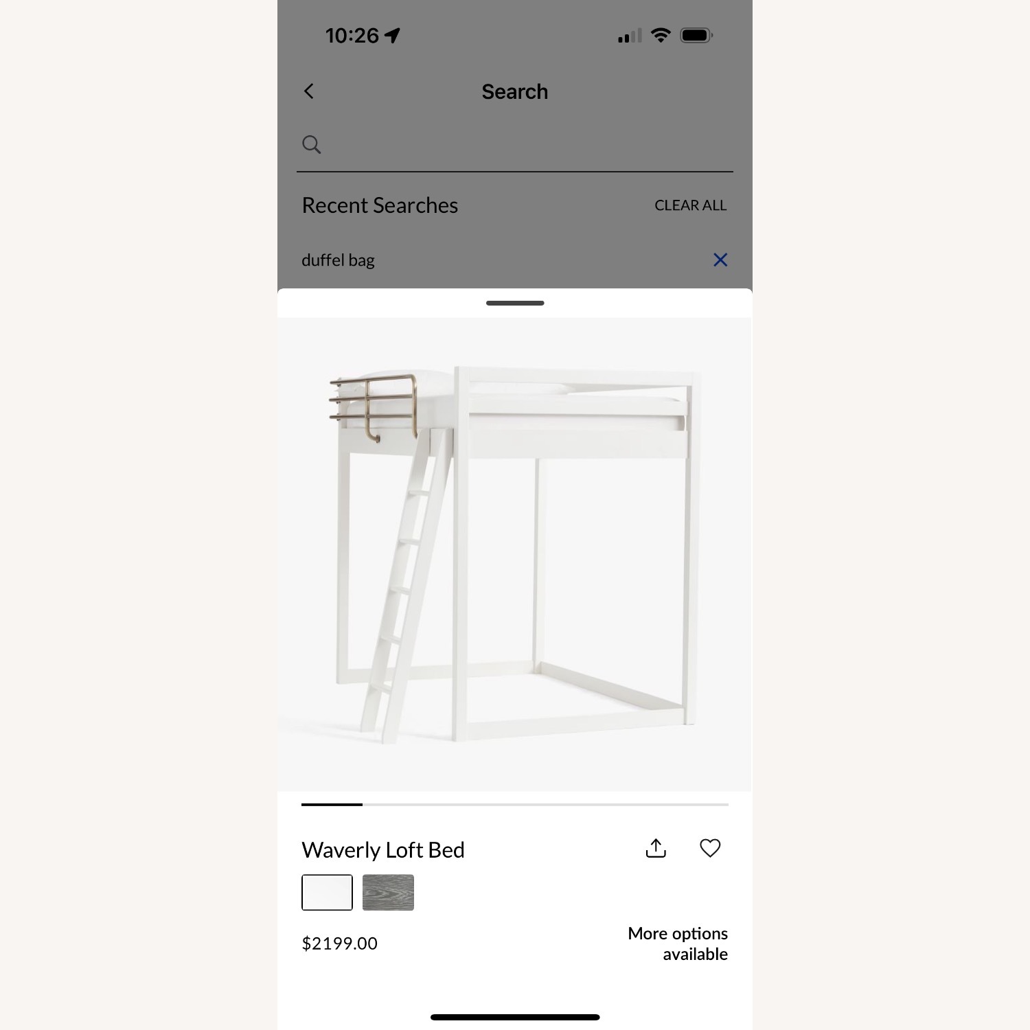 Pottery Barn Waverly Full Loft Bed - image-2