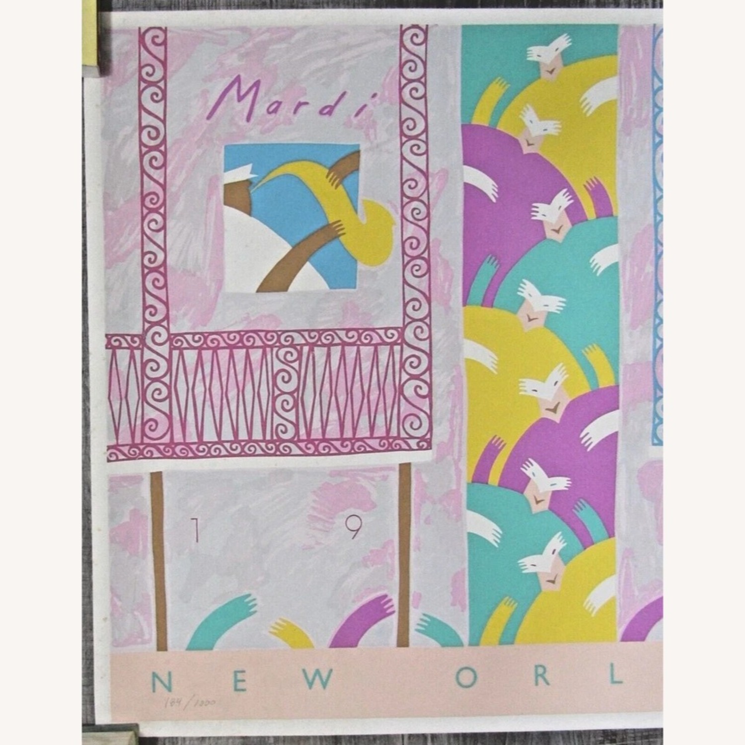 Robert Guthrie Mardi Gras Signed Silkscreen - image-2