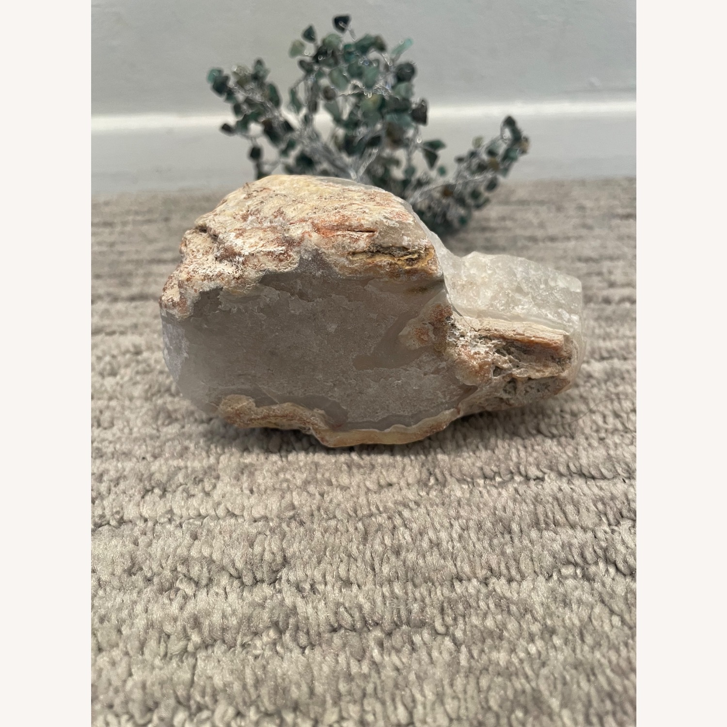 Polished Stone Trees in White Quartz  - image-8