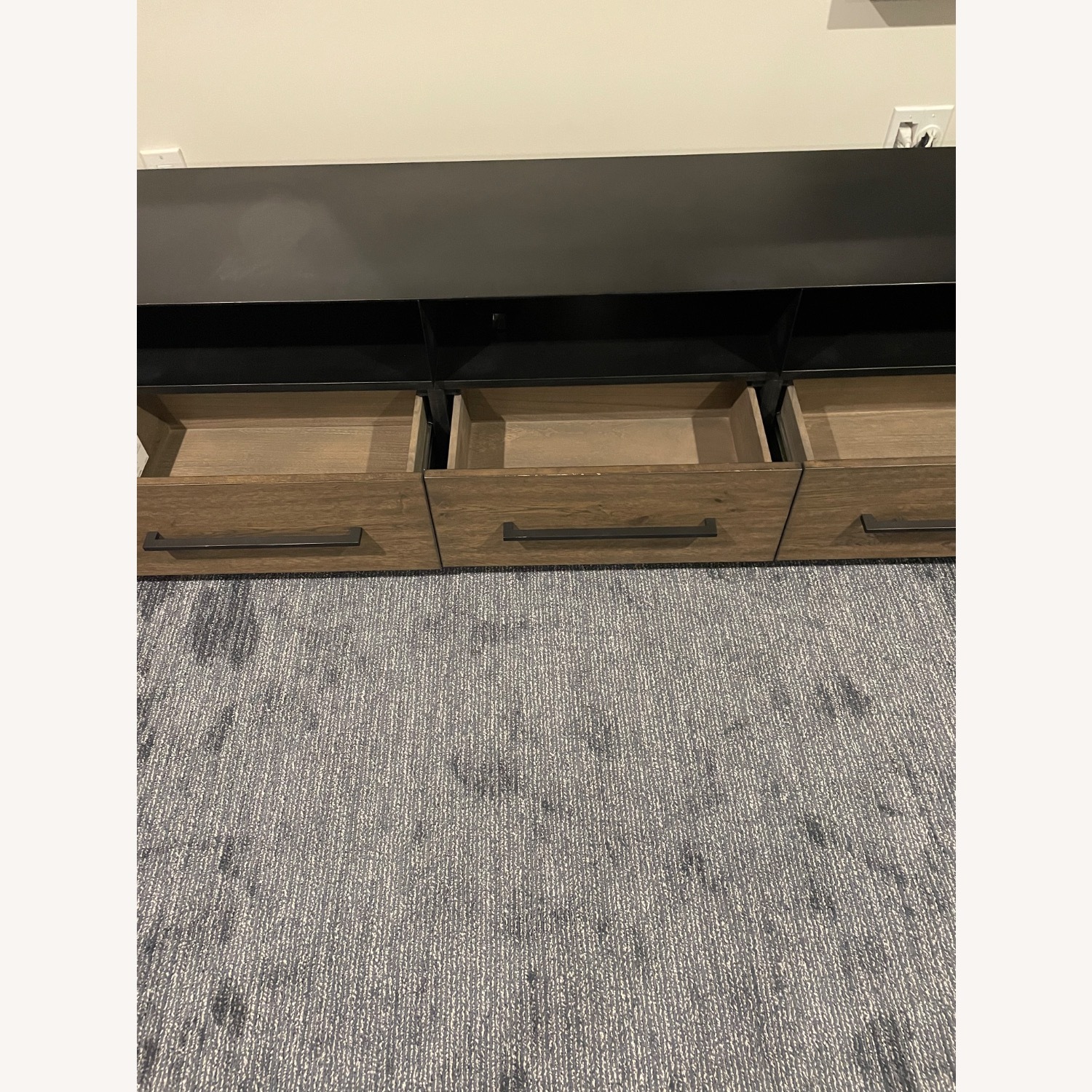 West Elm Massaro Metal Wrapped Media Console Steel - image-2