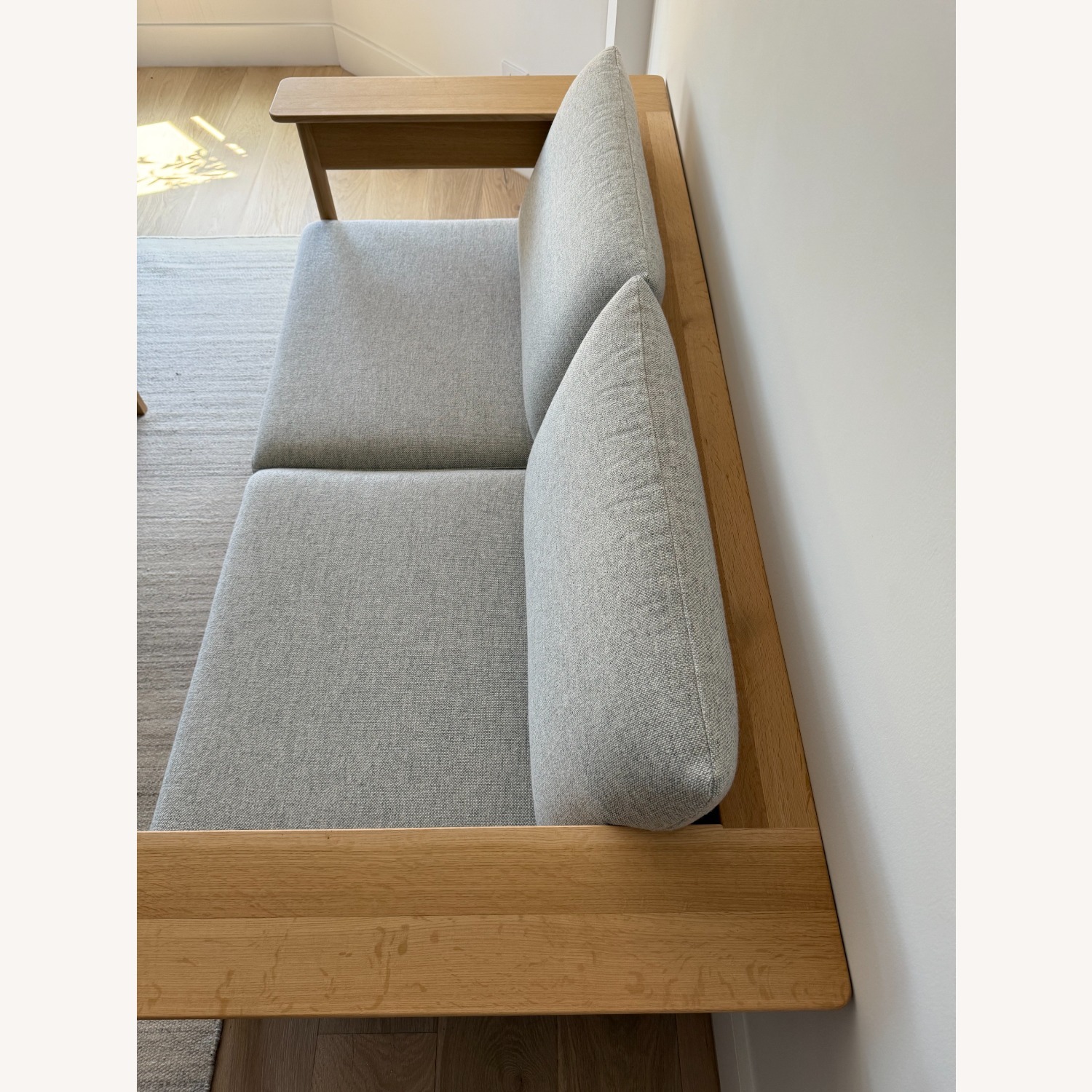 Karimoku Case Kinuta Sofa Light Grey 2 Seater - image-4