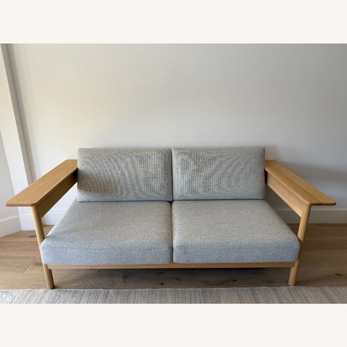 Used Karimoku Case Kinuta Sofa Light Grey 2 Seater for sale on AptDeco