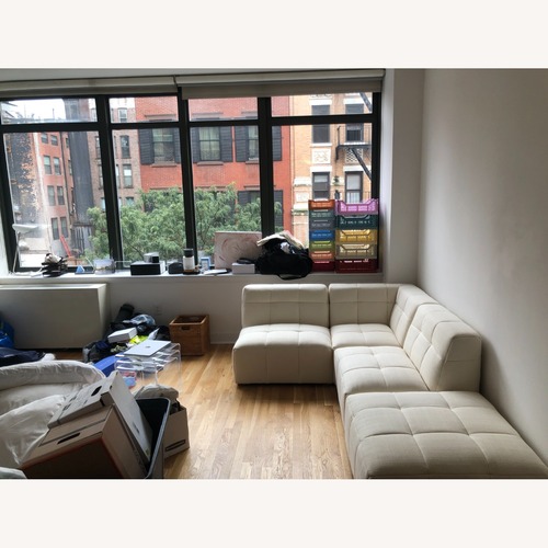 Used Pottery Barn White Modular Sectional for sale on AptDeco