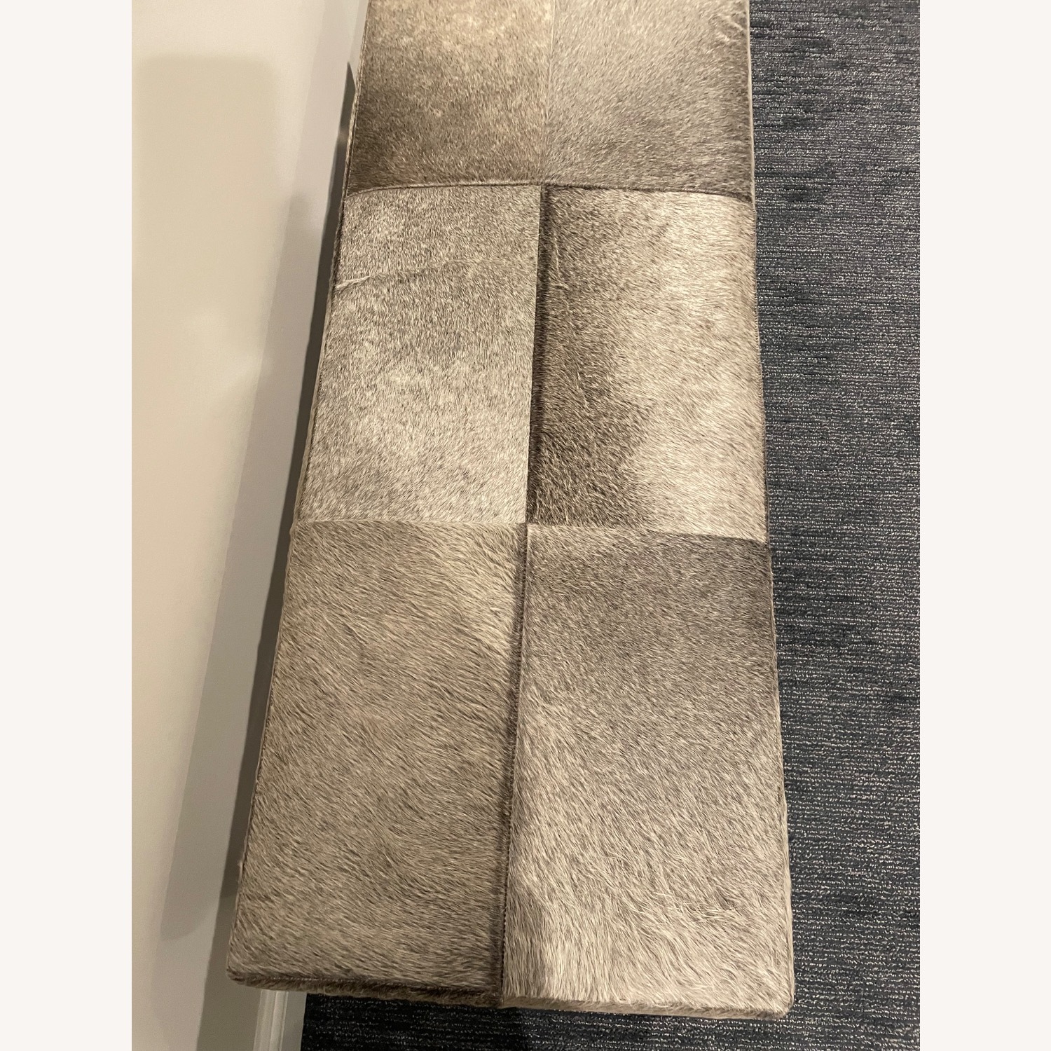Wisteria Cowhide Bench - image-3