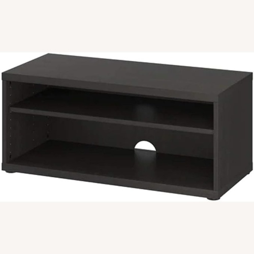 Used IKEA MOSJO Dark Brown TV Unit for sale on AptDeco