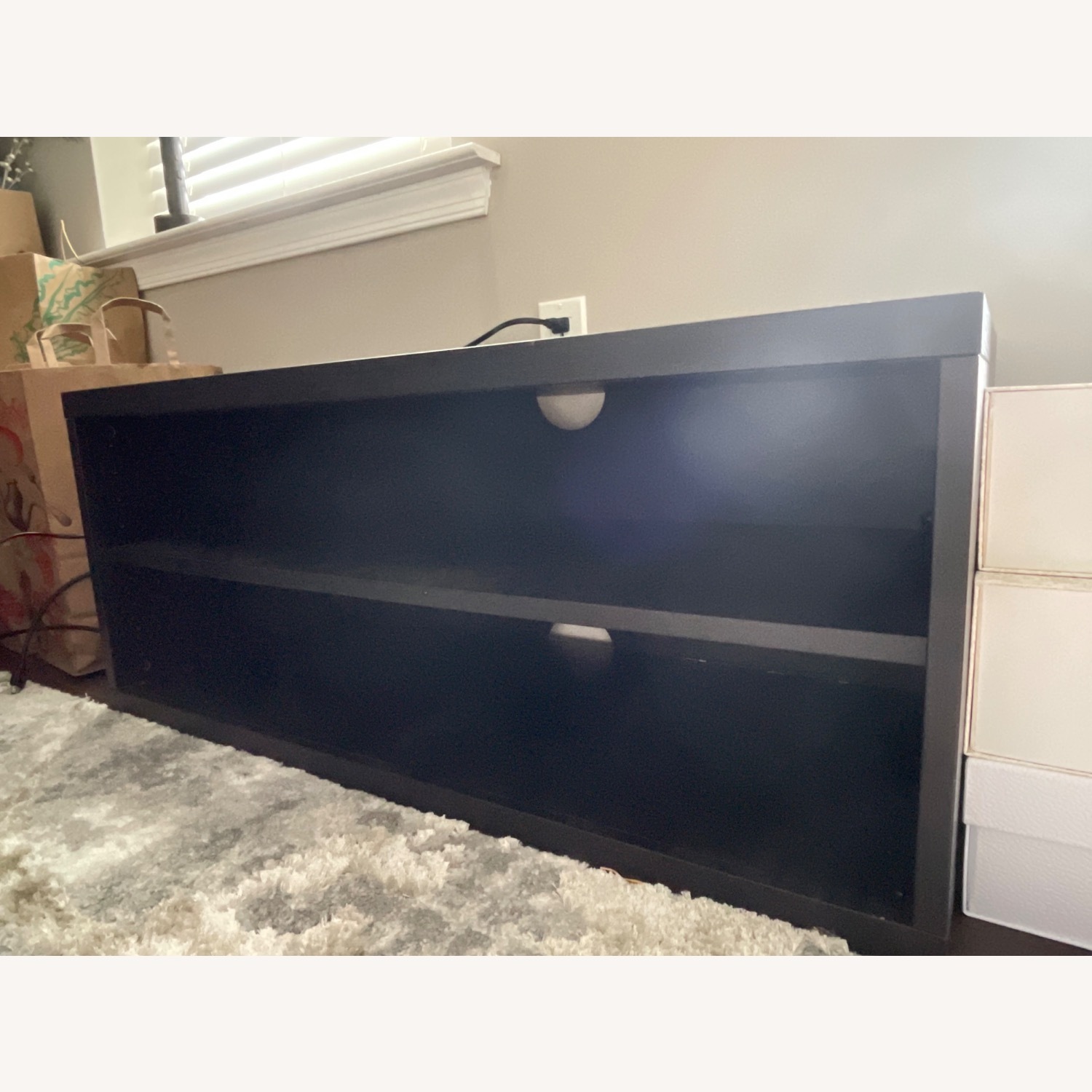 IKEA MOSJO Dark Brown TV Unit - image-2