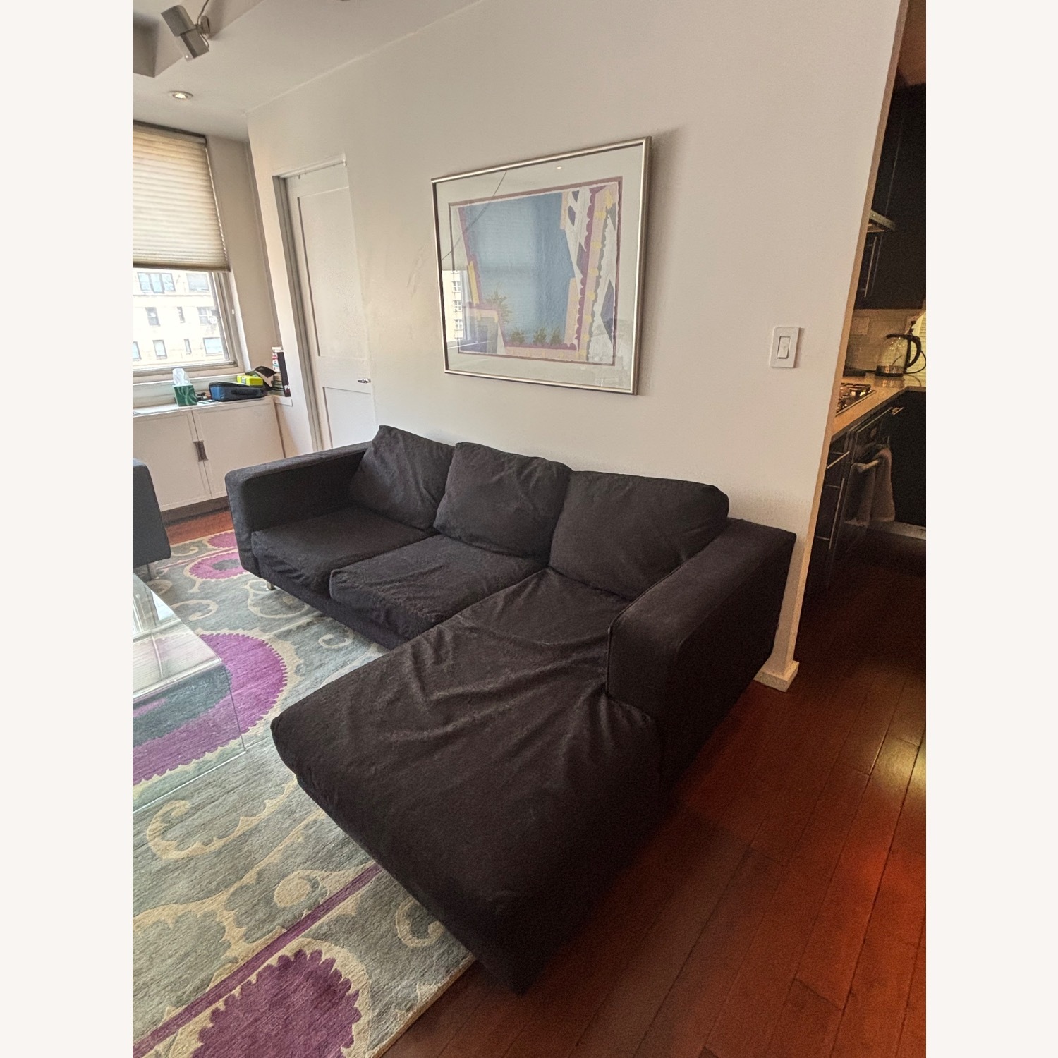 BoConcept Modern and Comfortable 2 Piece Sectional - image-2