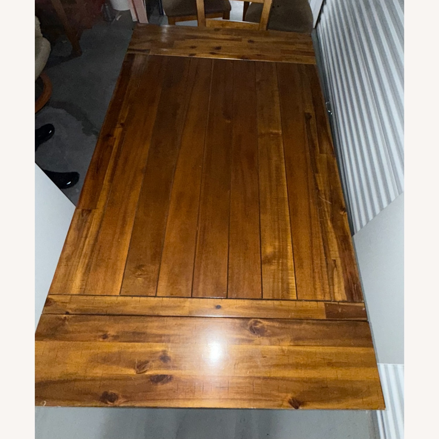 Wooden Dining Set With Ladder Back Chairs - image-2