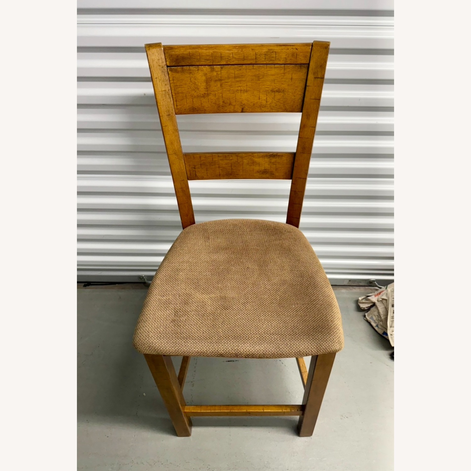 Wooden Dining Set With Ladder Back Chairs - image-4