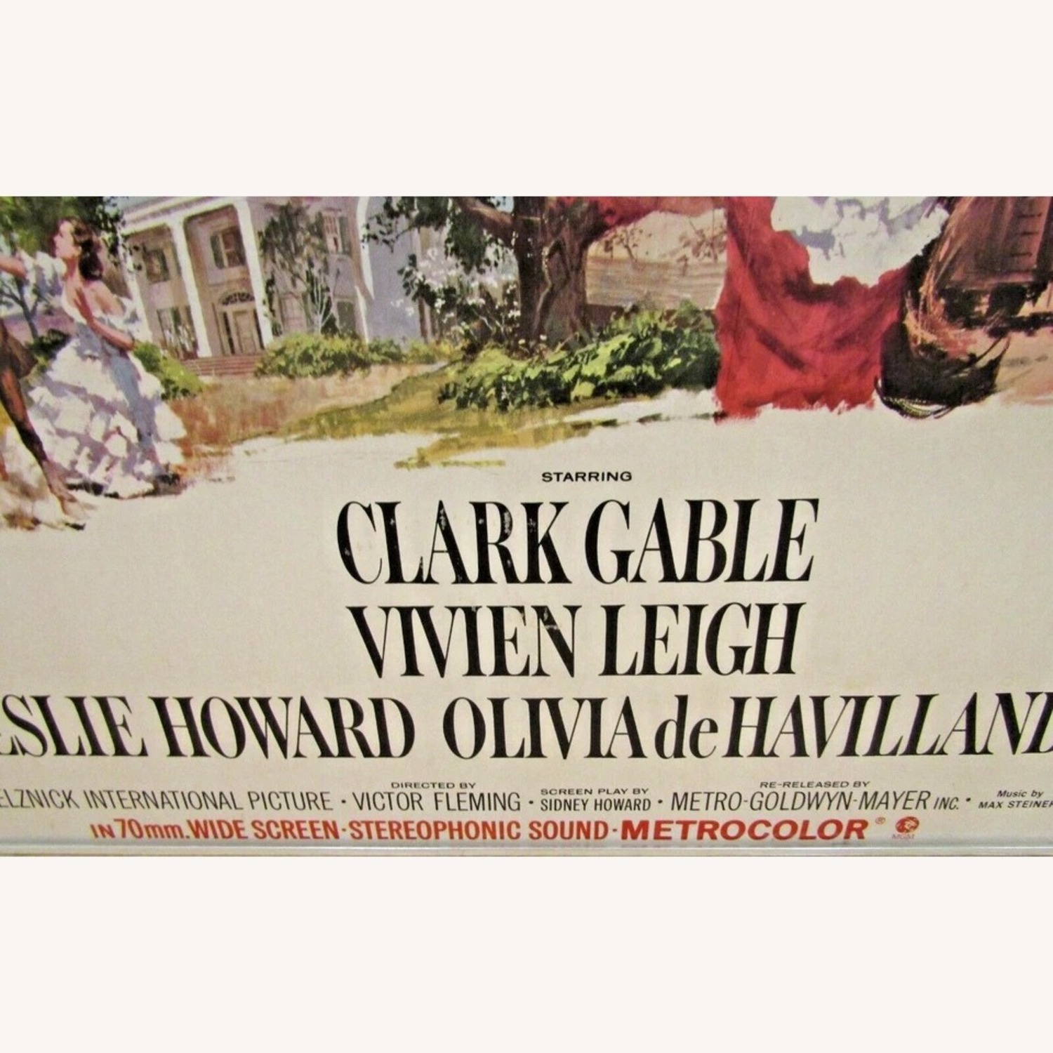 Framed Gone with the Wind Two Sheet Theater Poster - image-4