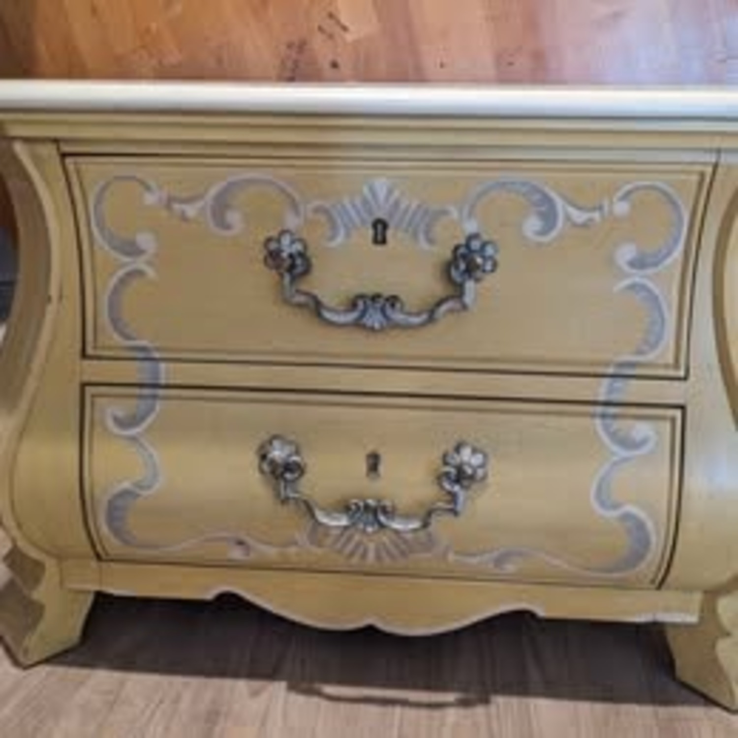 Drexel Bombay Mustard Yellow Nightstand - image-2