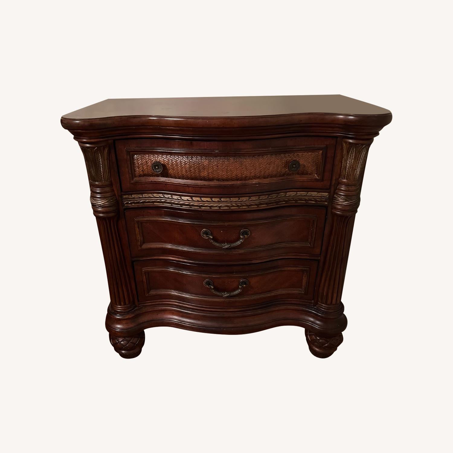 Solid Wood Side Table - image-0