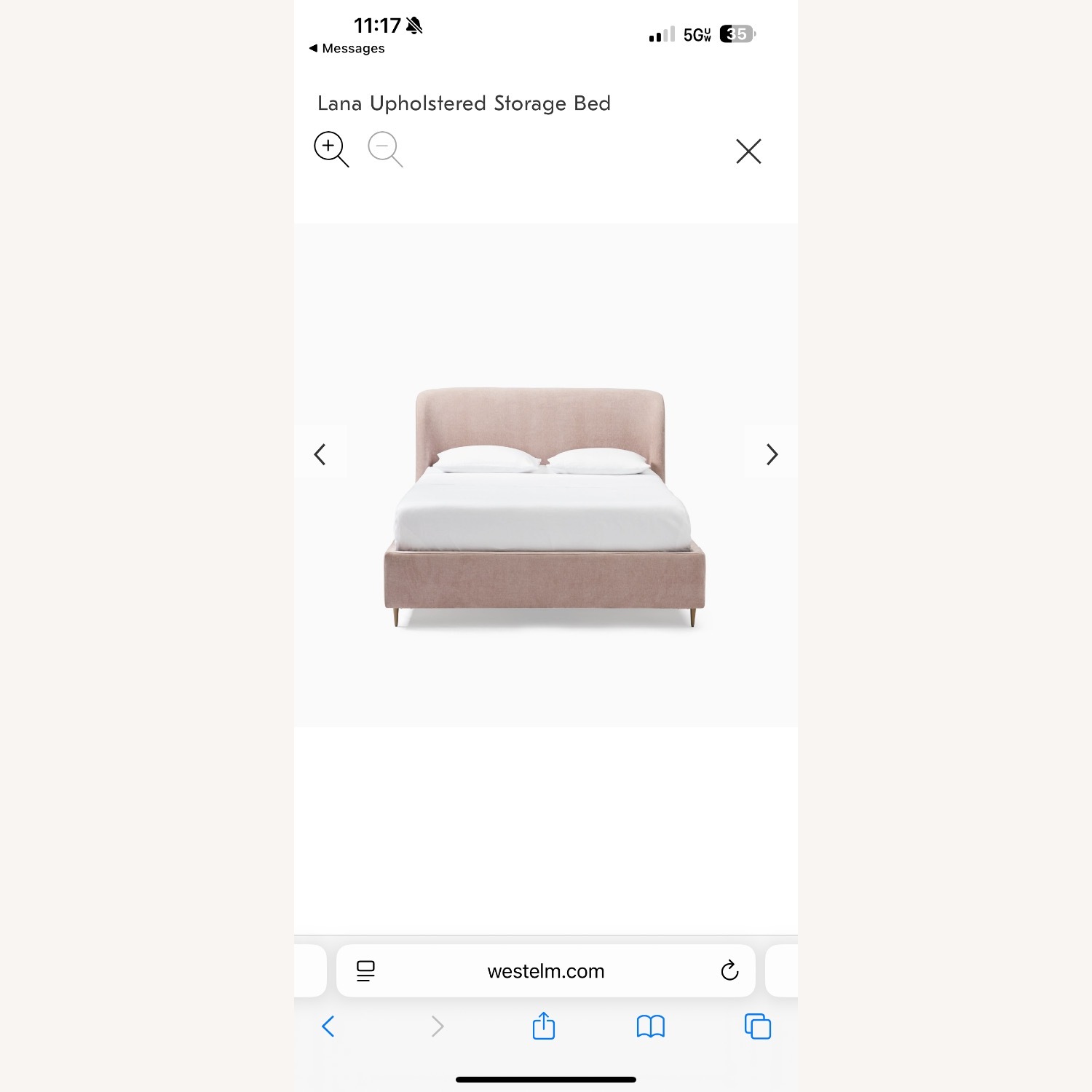 West Elm Lana Upholstered Storage Bed - image-3