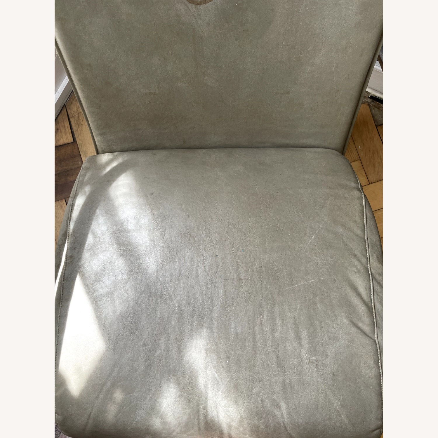 Vintage 1970s Heals Leather & Chrome Rocking Chair - image-2