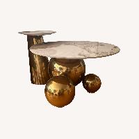 Marble Jonathan Adler Side Table Set 