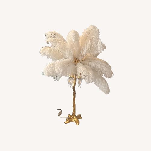 Used Feather Table Lamp  for sale on AptDeco