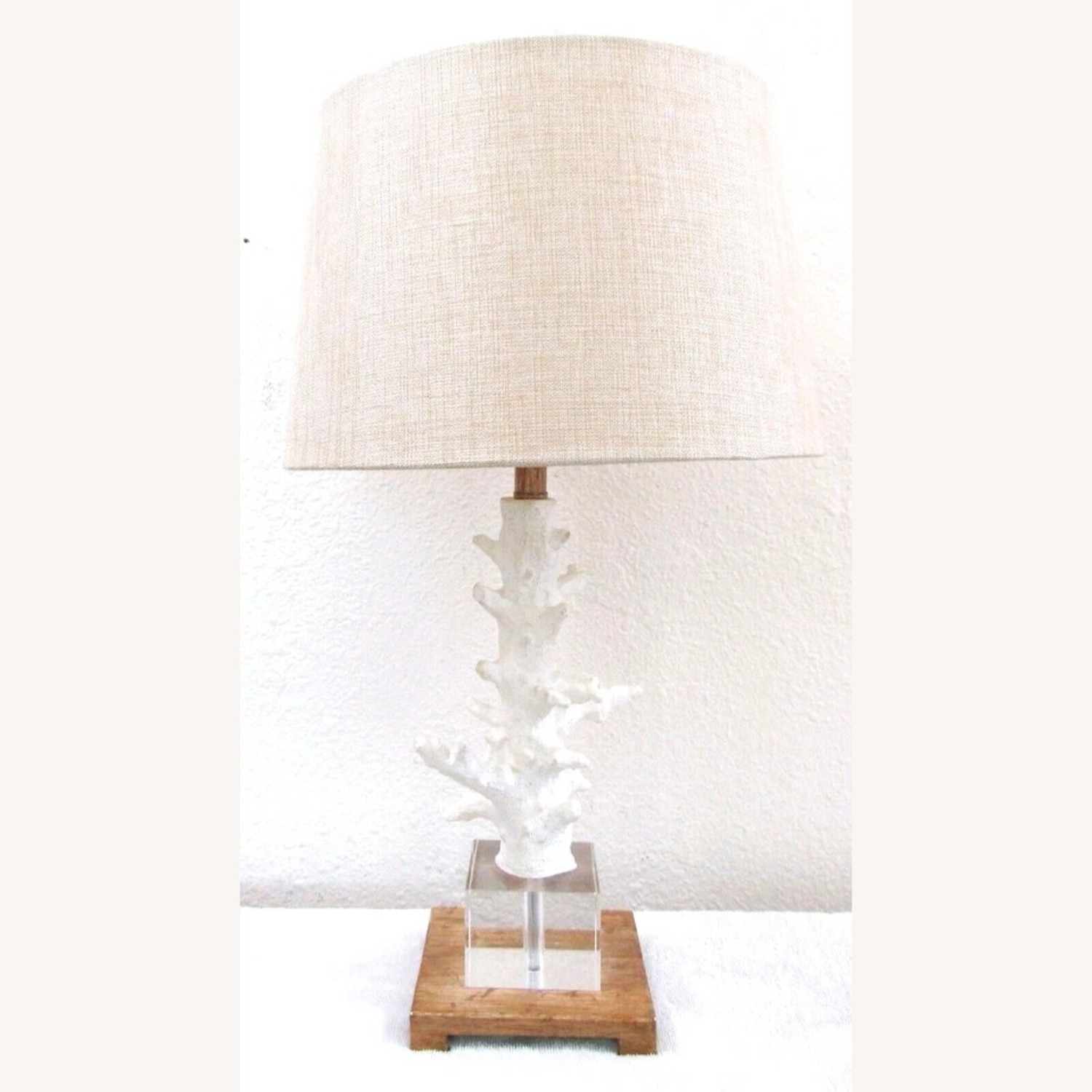Pair of Uttermost Corallo White Coral Table Lamps - image-2