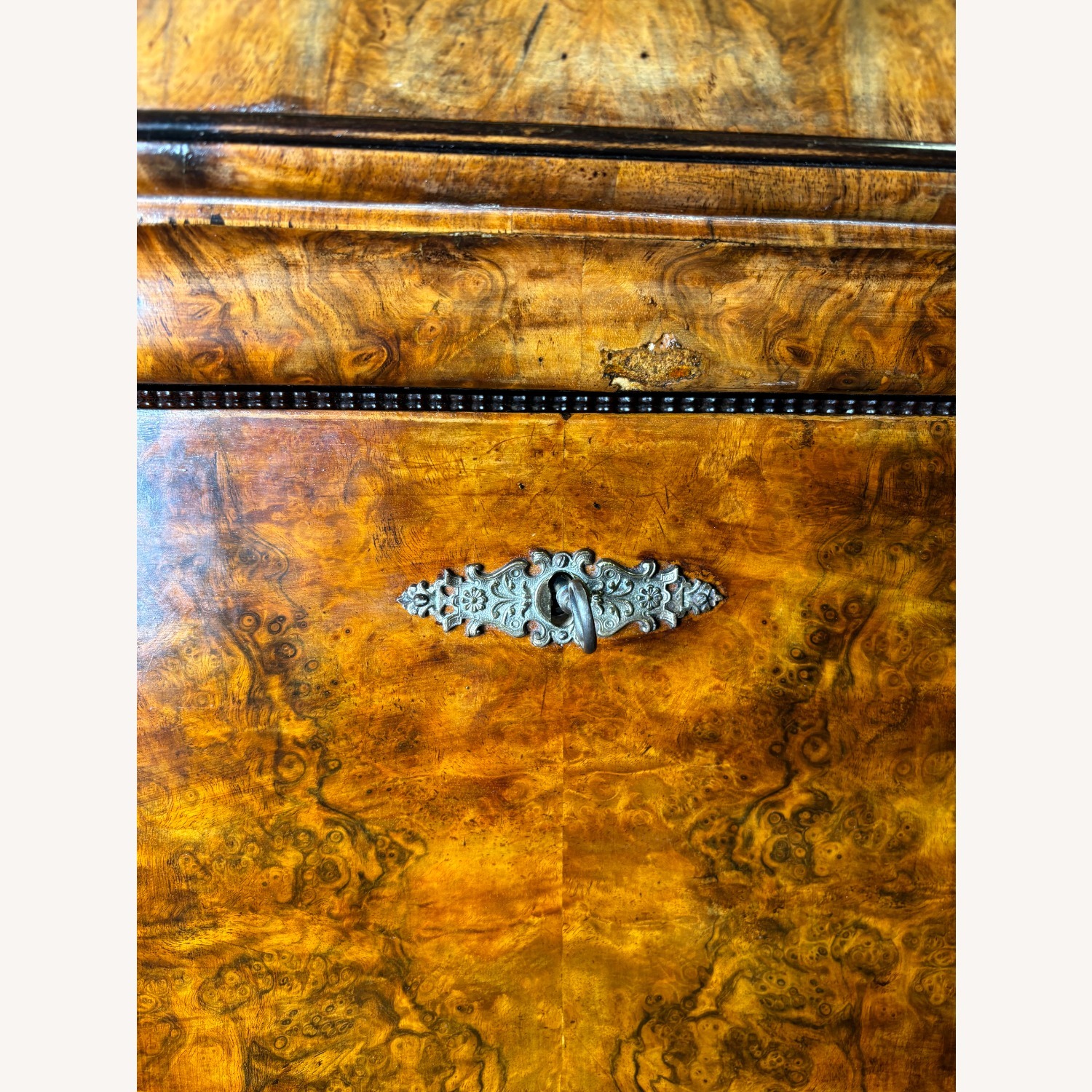 Mid 19th Century Walnut and Mahogany Secretaire - image-3