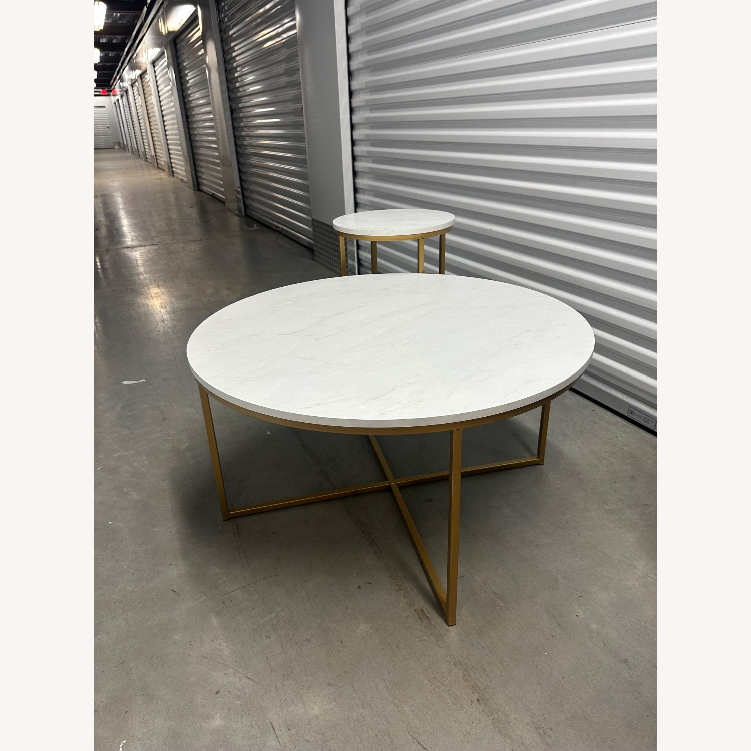 Wayfair Mistana White Marble Coffee Table  - image-7