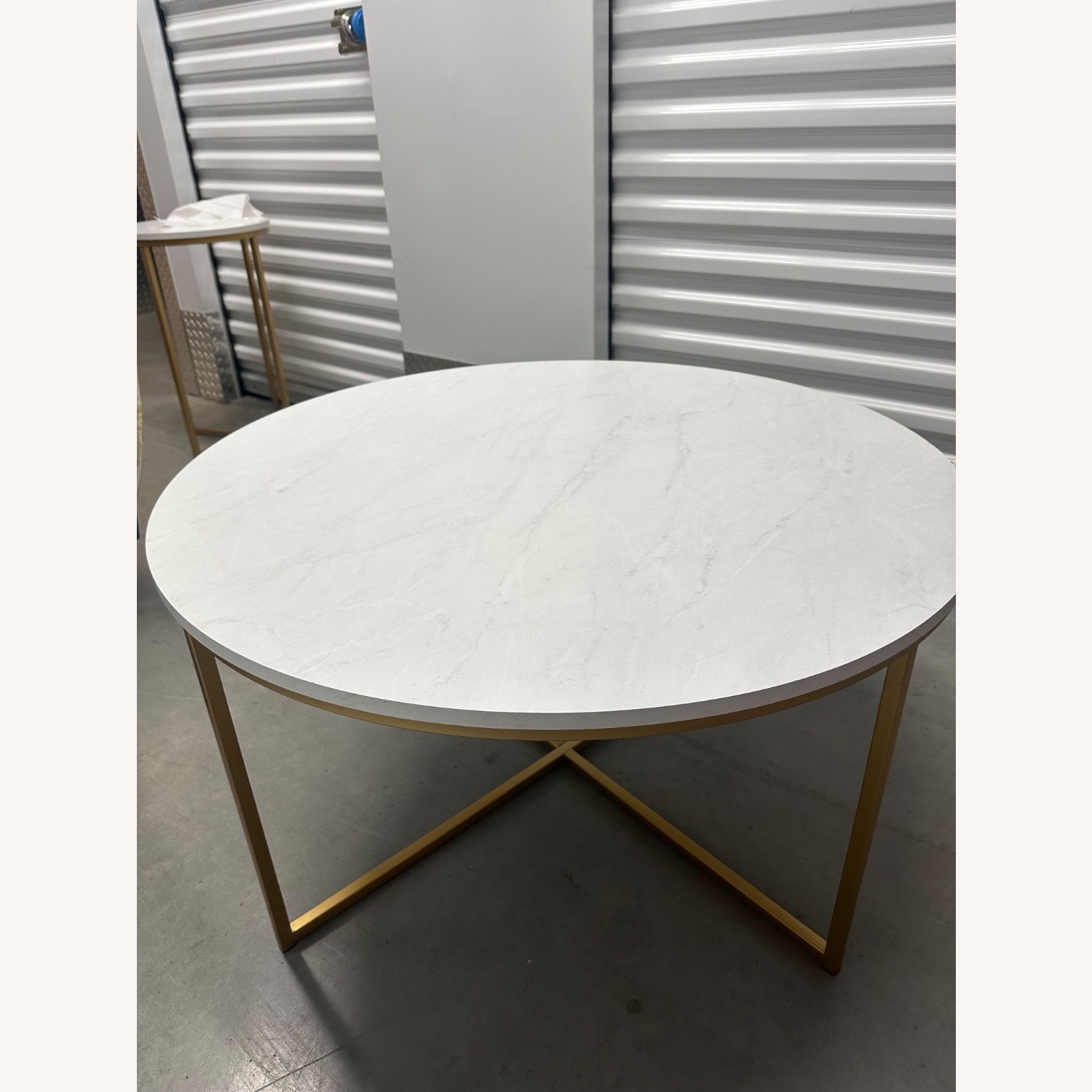 Wayfair Mistana White Marble Coffee Table  - image-4