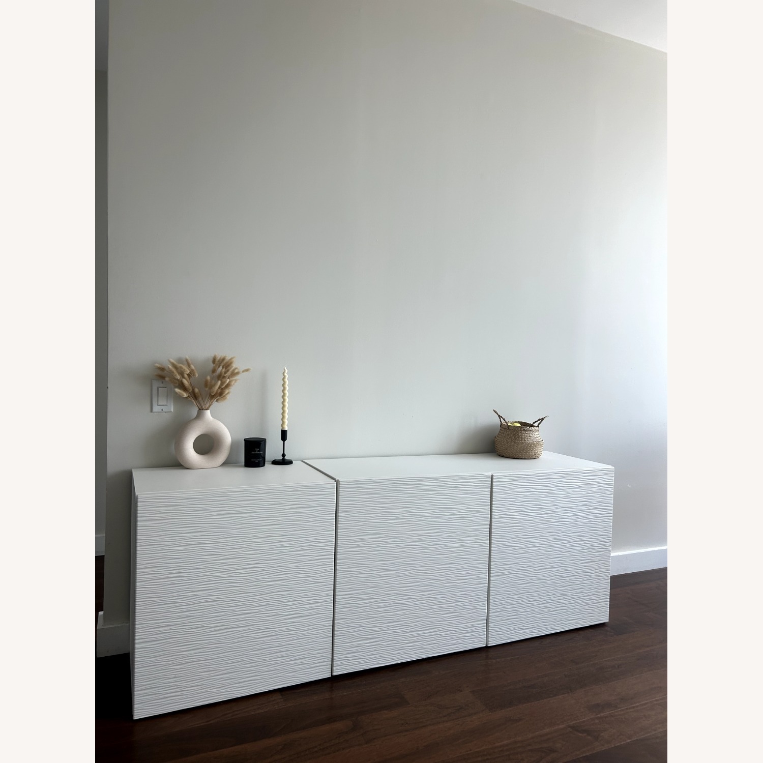 IKEA Besta Side Board TV Console Cat Litter Box - image-1