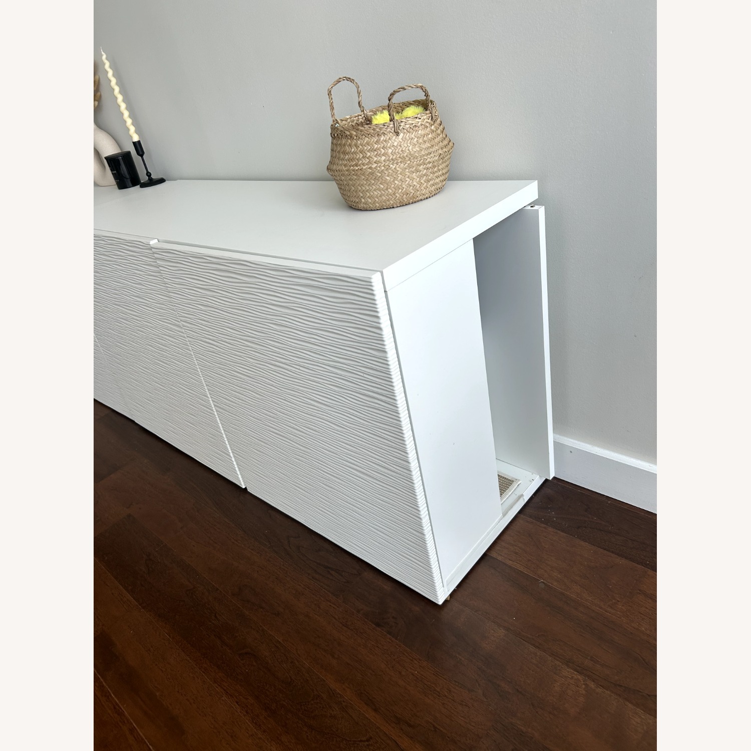 IKEA Besta Side Board TV Console Cat Litter Box - image-4