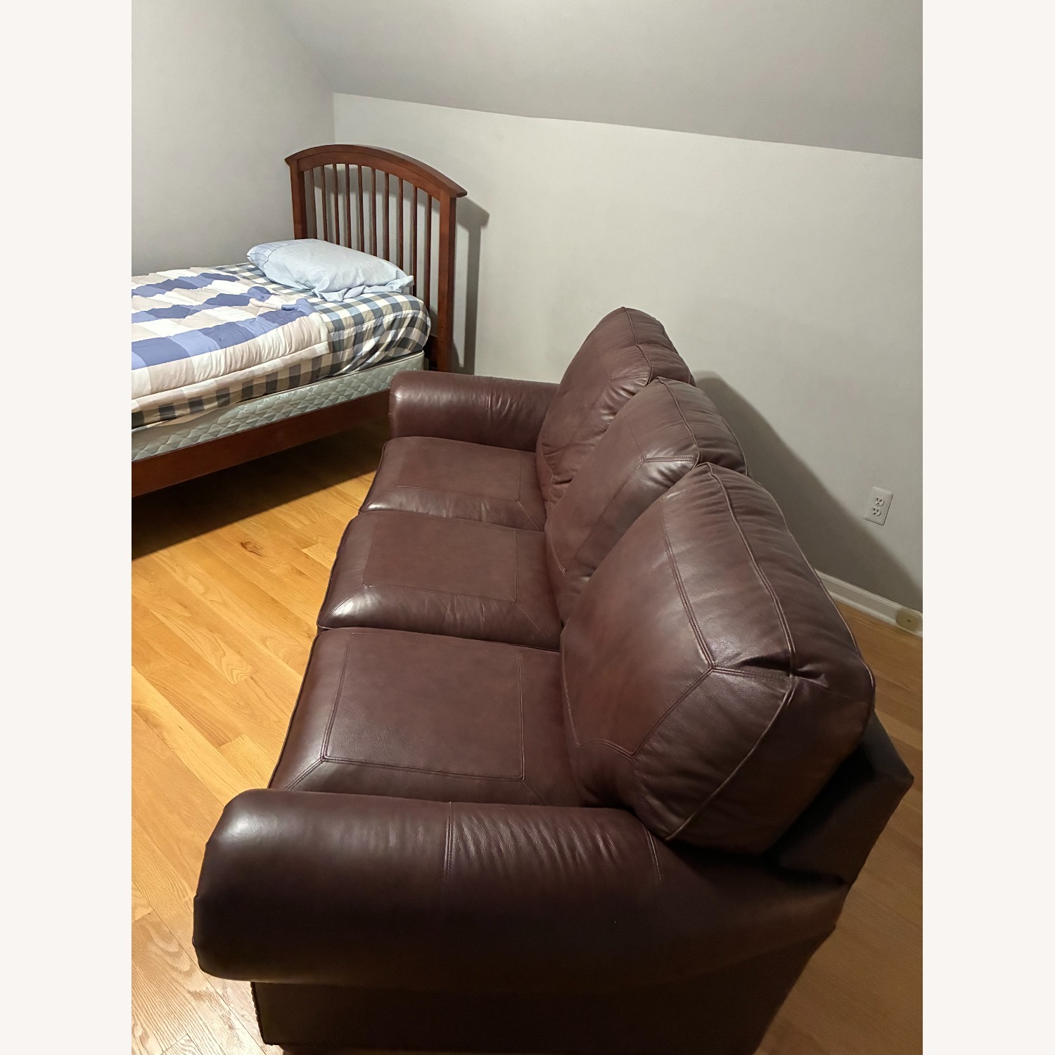 Langley Leather Sofa - image-2