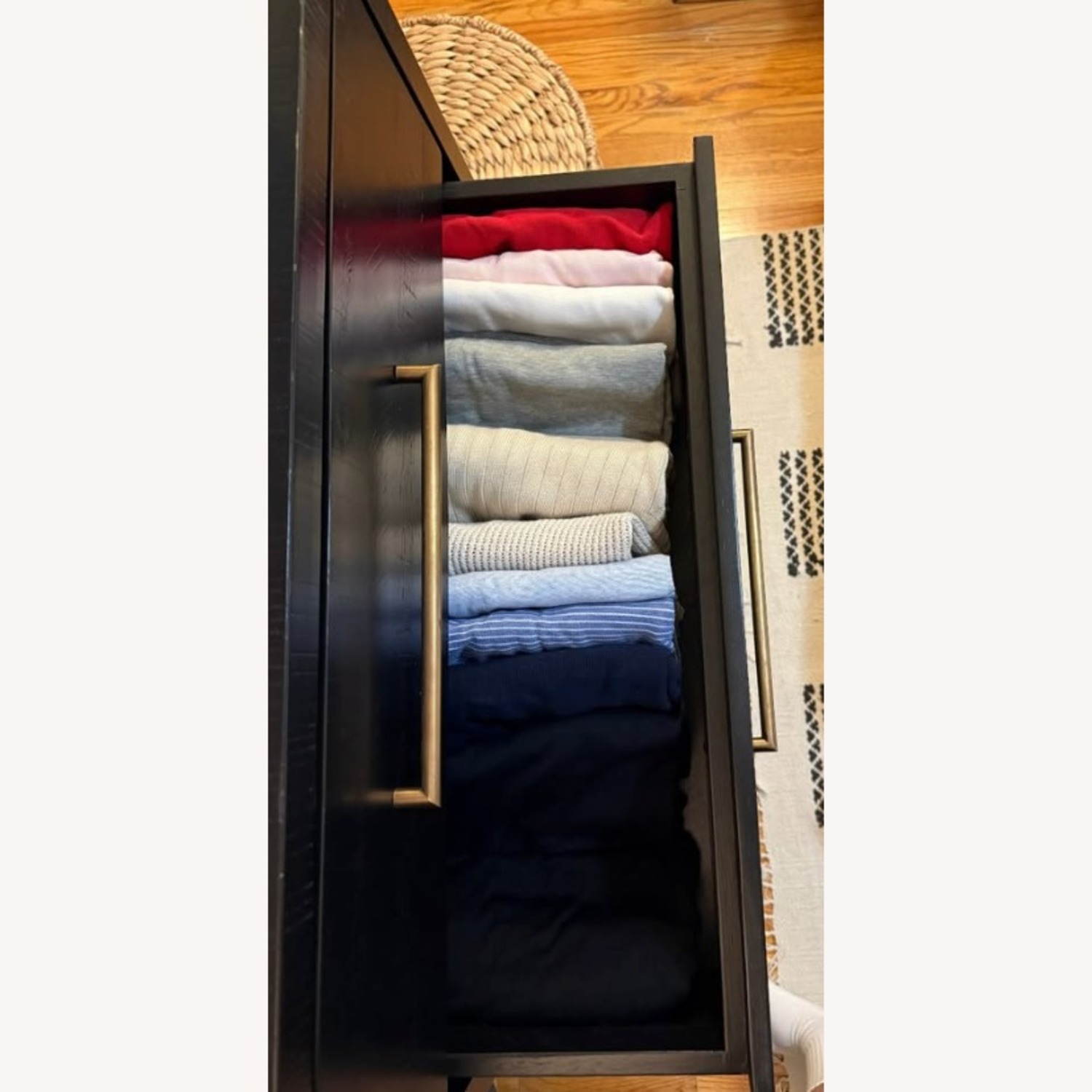 West Elm Alexa Burnished Pedestal 5-Drawer Dresser - image-4