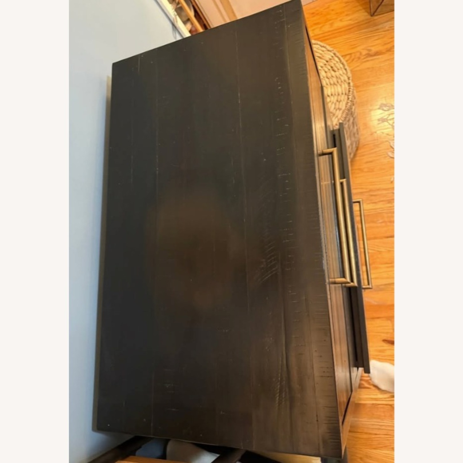 West Elm Alexa Burnished Pedestal 5-Drawer Dresser - image-2