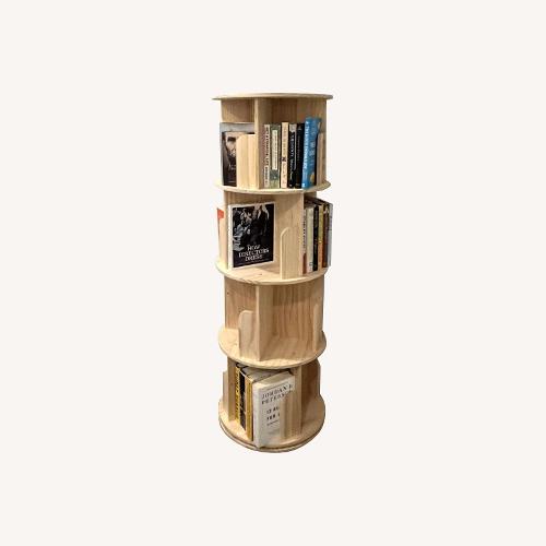 Used Amazon Rotating 4-Tier Standing Bookcase for sale on AptDeco