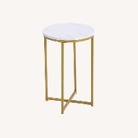 White Table Side Table