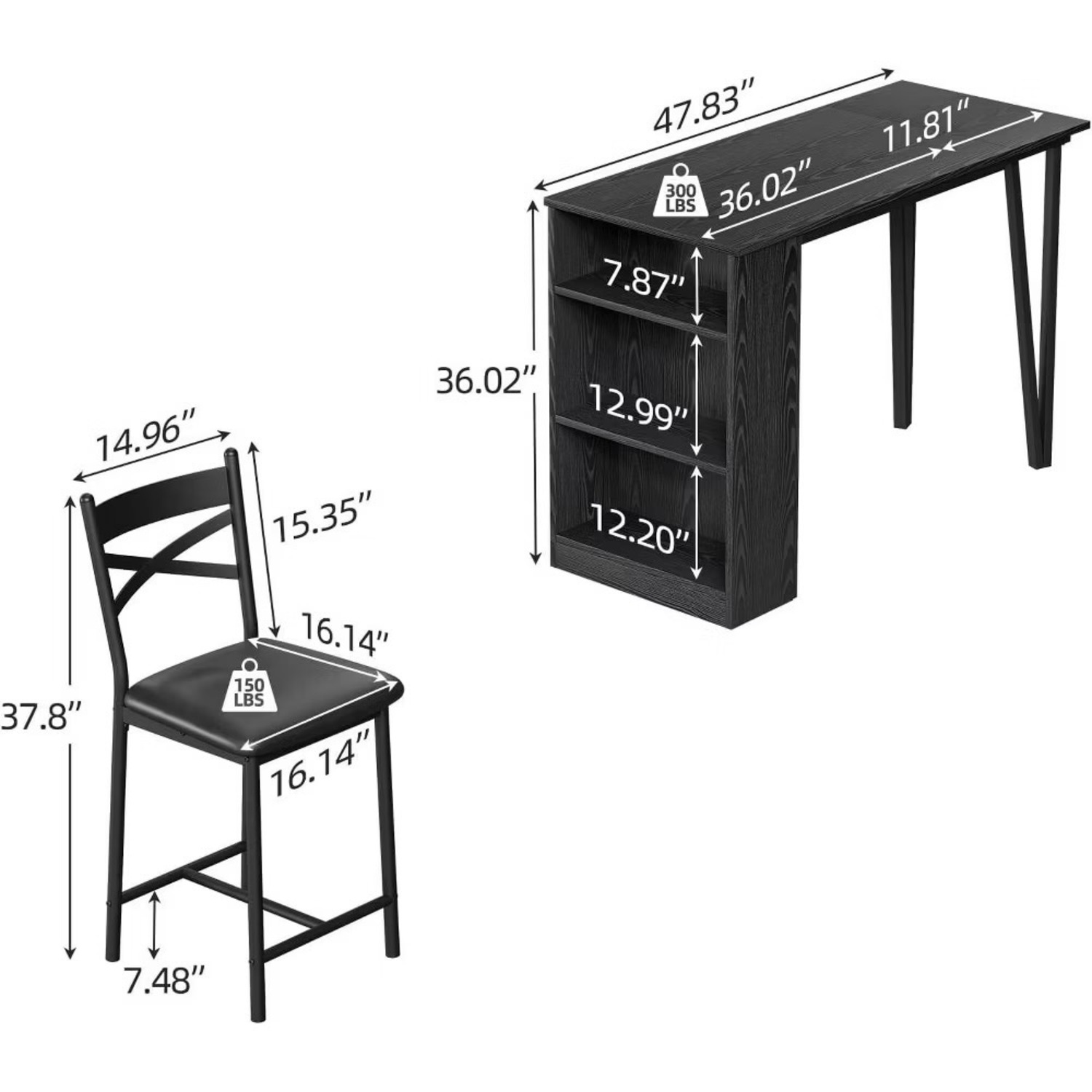 Target Dark Brown Wood Dining Set  - image-5