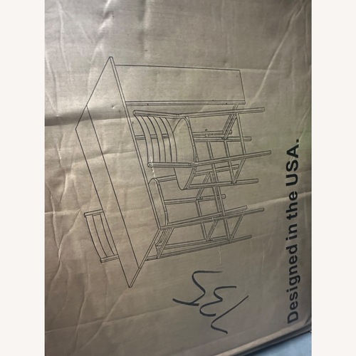 Used Target Dark Brown Wood Dining Set for sale on AptDeco