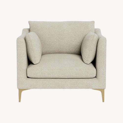 Used Interior Define Caitlin Arm Chair Boucle for sale on AptDeco