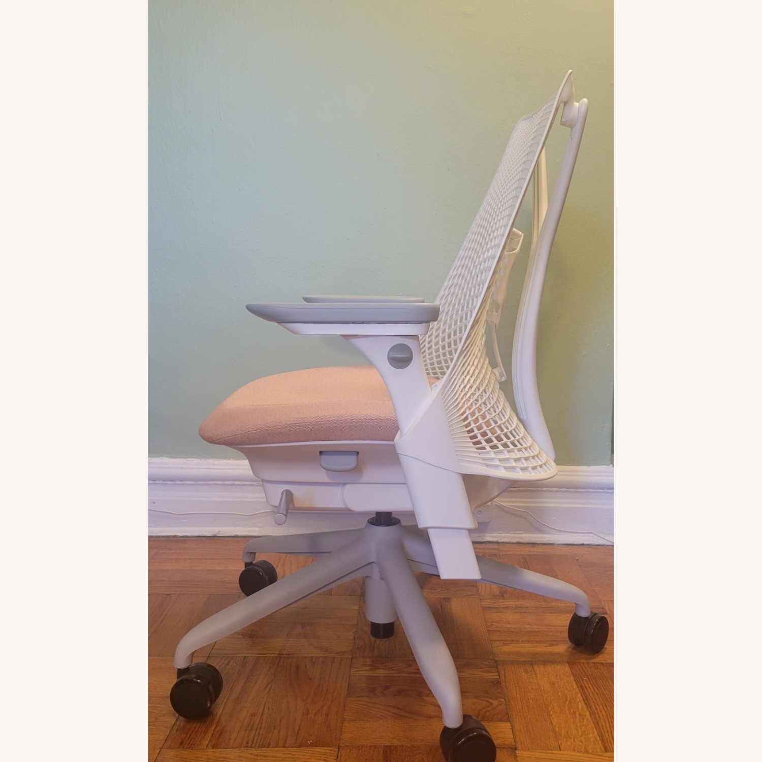 Herman Miller Sayl White Chair - image-1