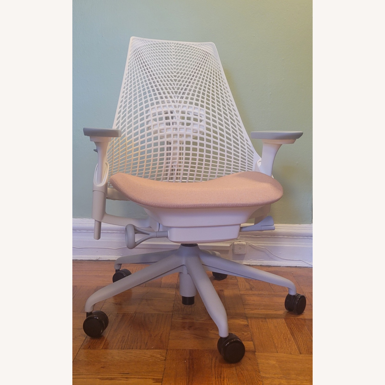Herman Miller Sayl White Chair - image-3